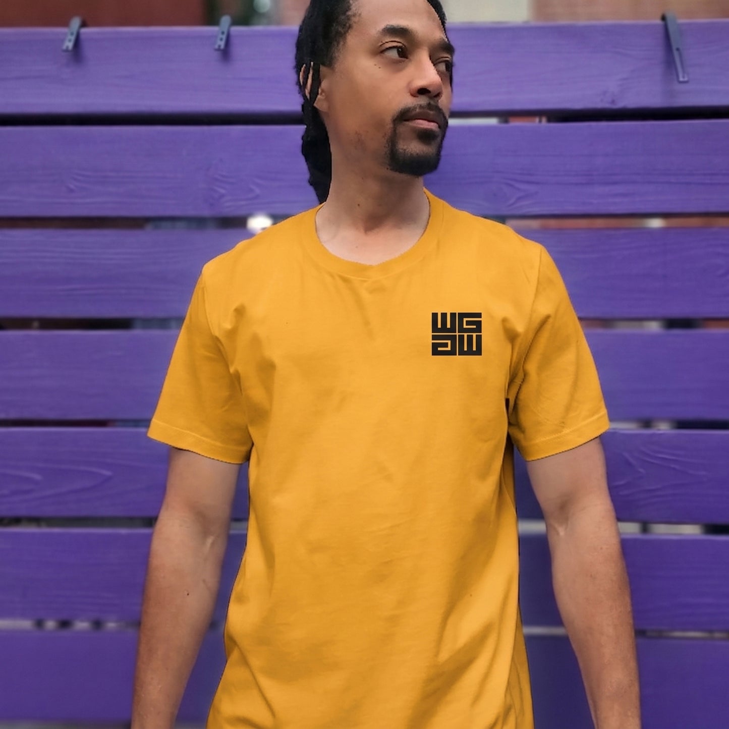 003 WG PANDA BACK T-Shirt | Black